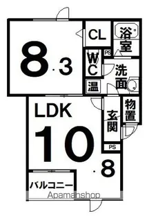 EAGLEV【2階】の間取り